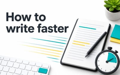 How to Write Faster: 12 Practical Tips to Boost Your Speed